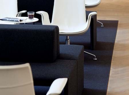 bruun og hjejle filt reception, Fraster filt tæppe